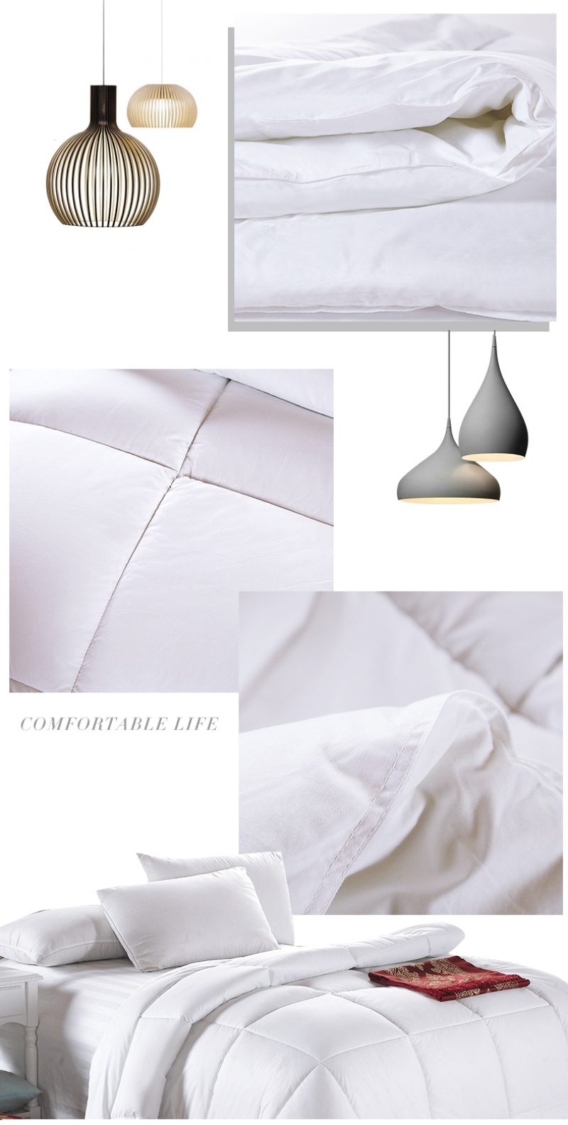 Hotel bedding: Quilts, quilt cores, all-cotton feather velvet, air-conditioned quilts, spring and autumn quilts, thickened quilts, winter quilts and summer cooling quilts pic 20