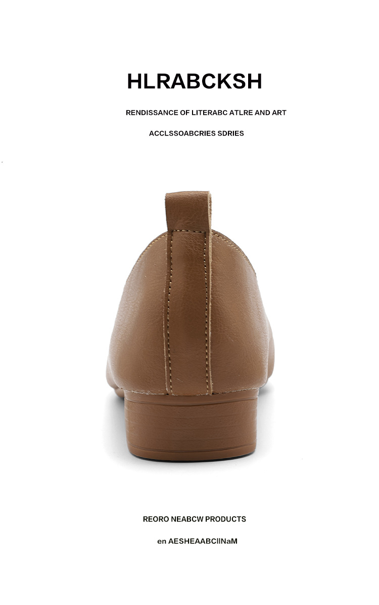 外贸跨境新款小方头浅口女士单鞋软底V口纯色工作鞋117-1#详情23