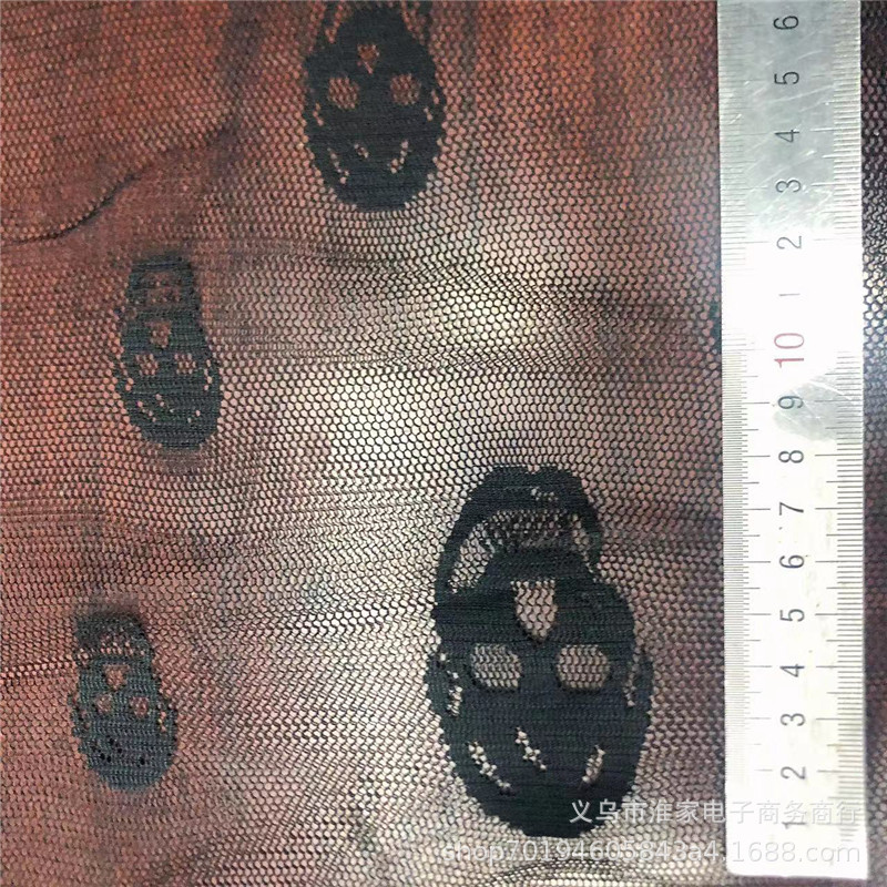 Factory direct sales of skull and Lace, Halloween fabric, background tablecloths, clothing accessories, DIY by hand pic 5
