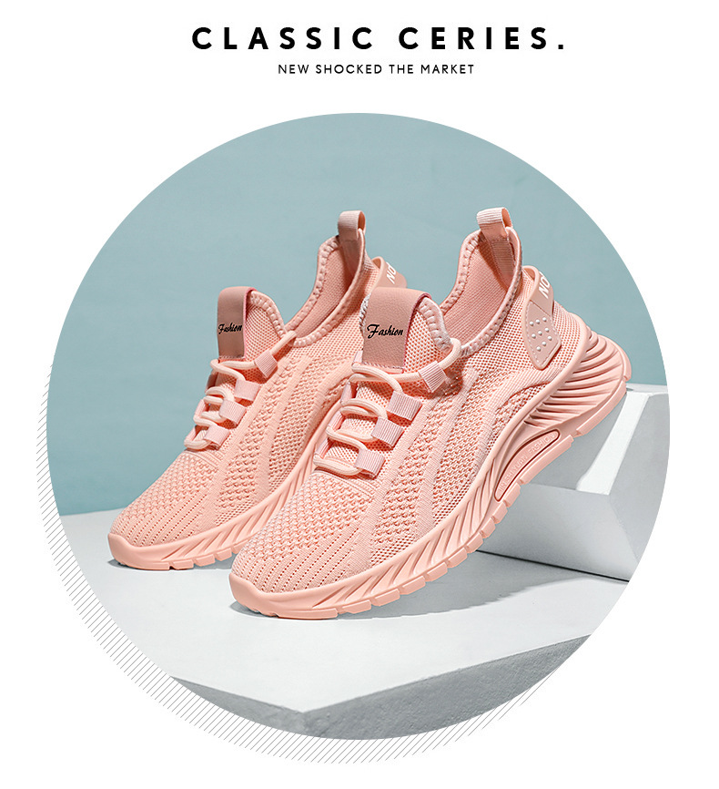 鞋子女春夏新款时尚休闲运动单鞋批发跨境工厂潮流飞织女鞋代发详情24