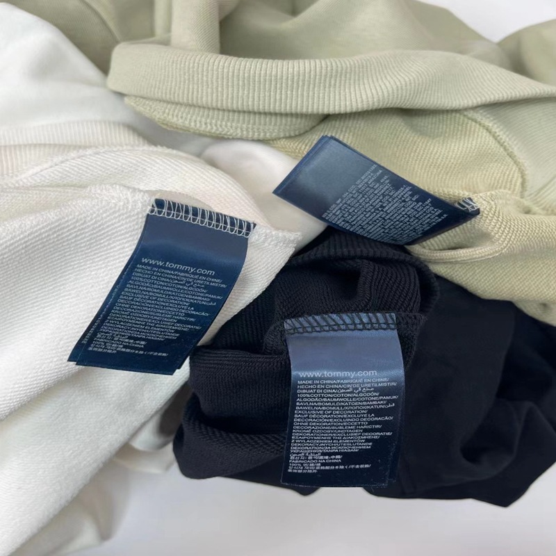 TOMMY汤米23秋冬新款经典字母小标刺绣圆领套头男女情侣款卫衣详情5