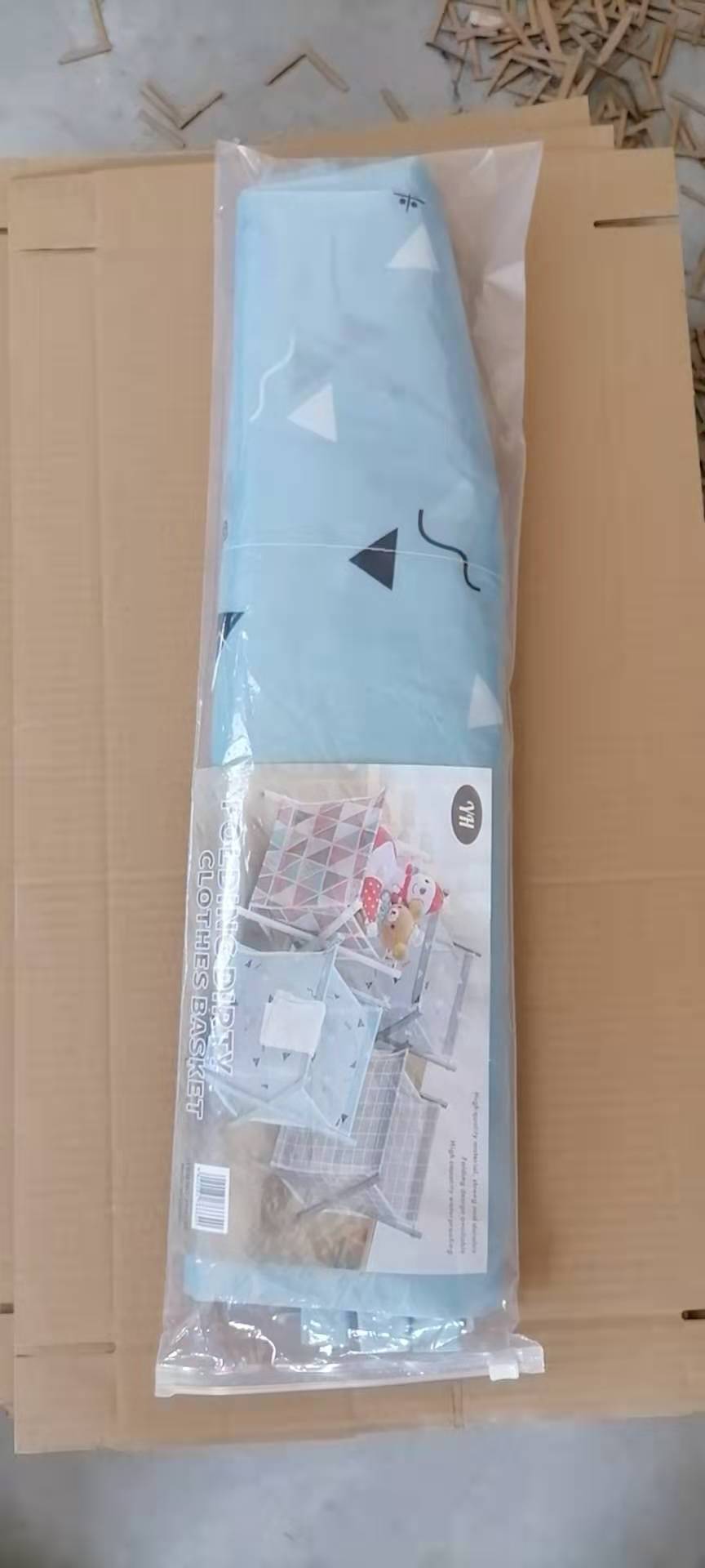 Y109-6611 Oxford cloth folding dust-proof, dirty clothes and underwear storage basket, direct supply from Southeast Asian manufacturer pic 11
