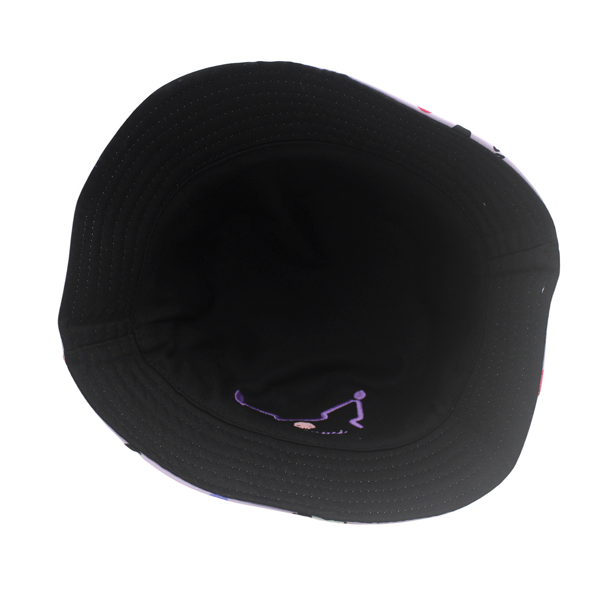 外贸新款库洛米双面戴卡通刺绣渔夫帽动漫周边印刷遮阳帽男女盆帽详情8