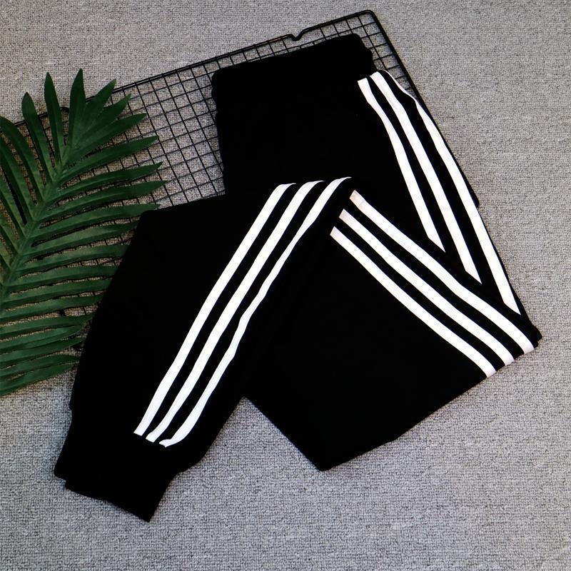 运动裤女宽松薄款春夏季2024款韩版时尚百搭中学生BF休闲小脚裤子详情2