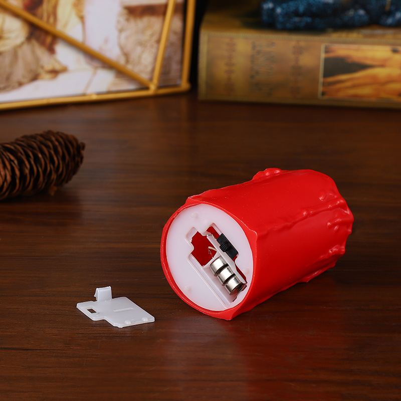 Plastic simulation candle lamp, led electronic candle, swinging teardrop surface decorative handicraft and display piece pic 8