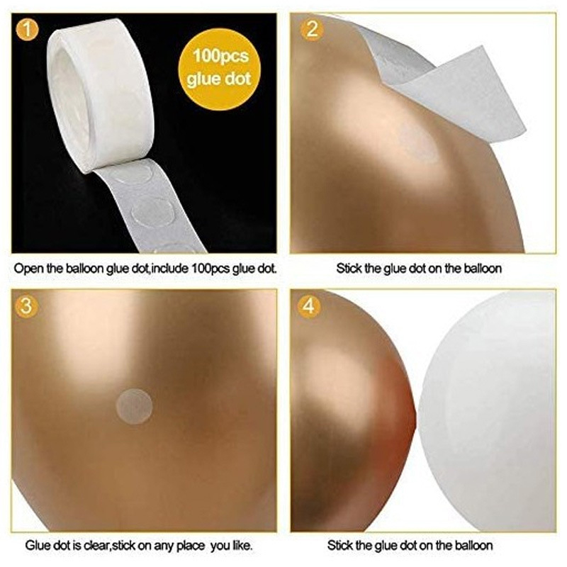 跨境气球新品金属红气球链套餐生日派对婚庆婚房布置开业拱门气球详情7