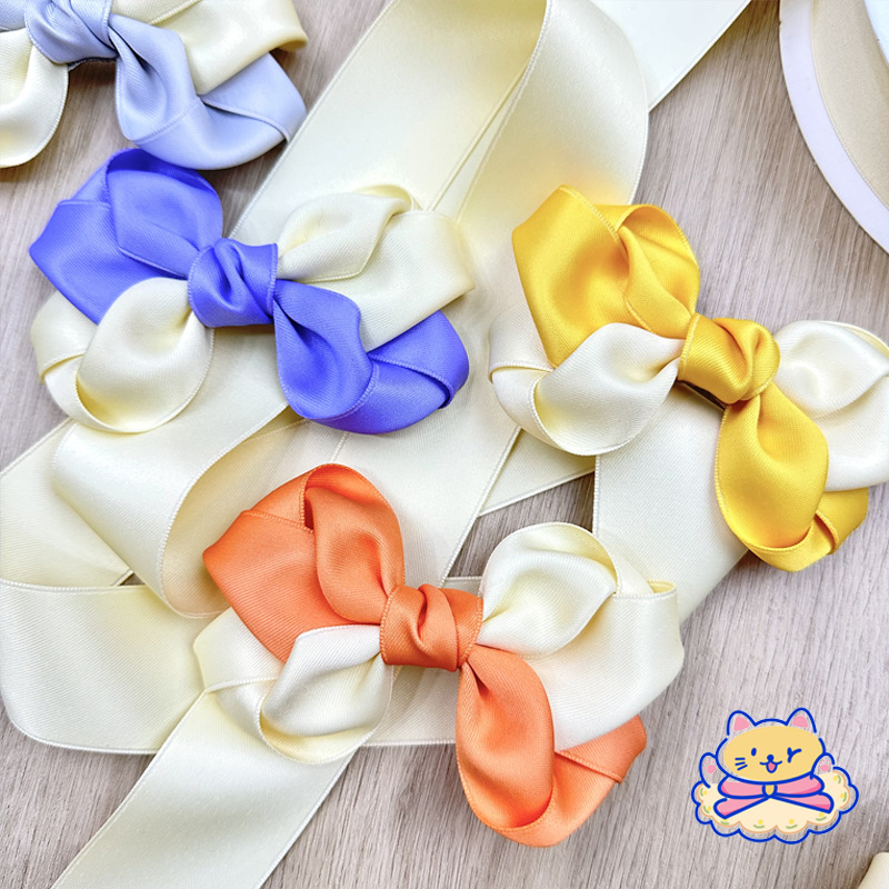 Cool floss cinta de algodón hecho a mano diy accesorios de pelo arcos materiales de ropa sombreros de paja decoración accesorios caja de regalo ramo embalaje pic 13