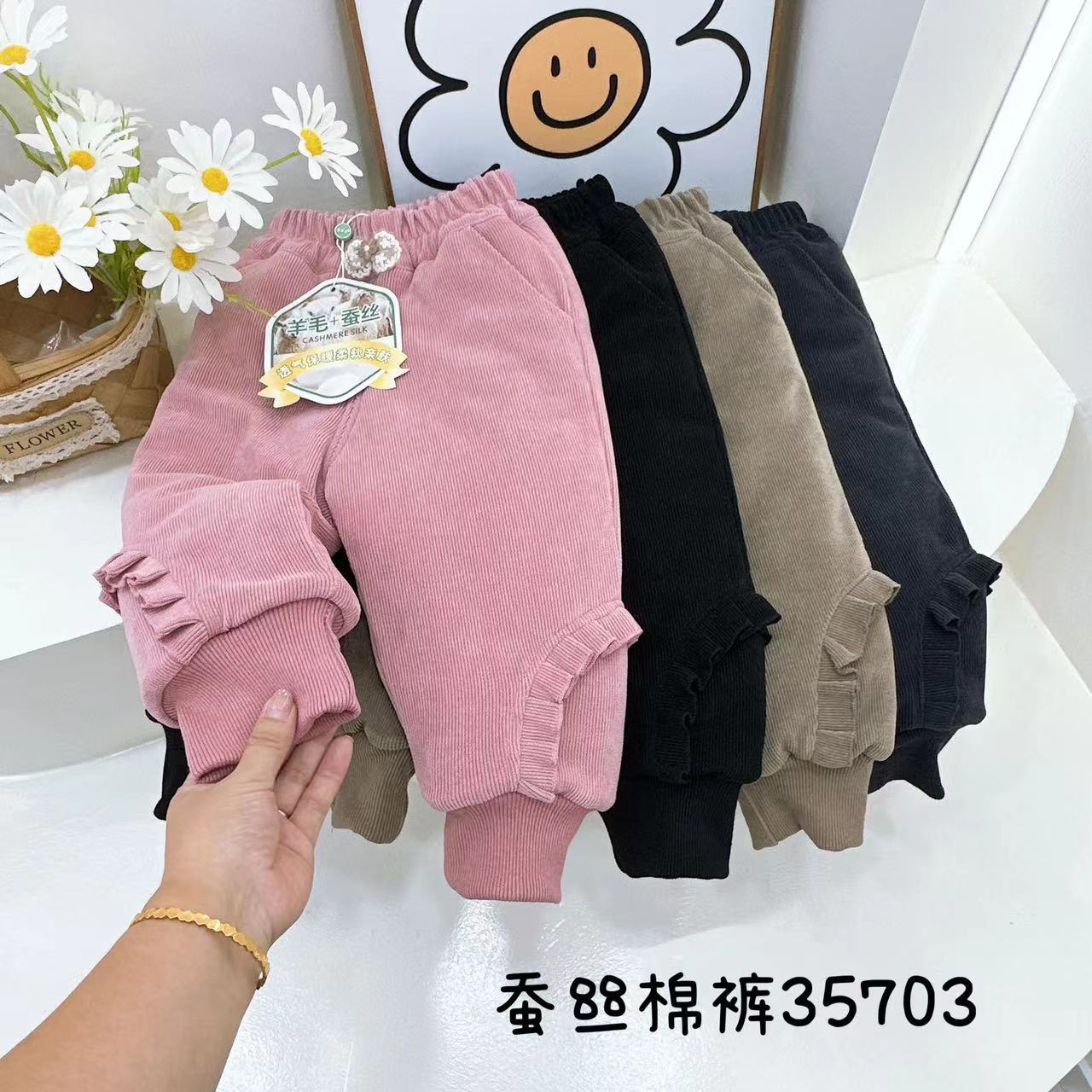 【一条过冬】儿童冬季加棉卫裤小童加厚棉裤宝宝裤子男女童保暖裤详情2