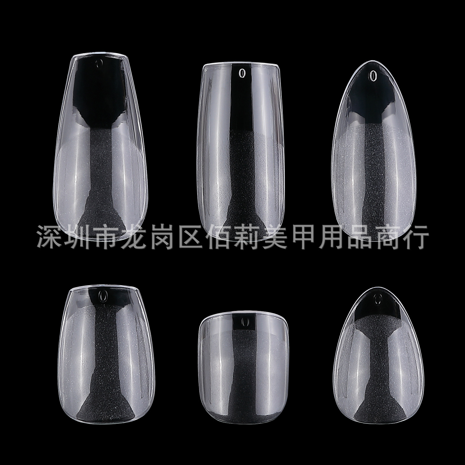 New cross-border nail art pieces, thin semi-frosted, scratch-free, European and American frosted false nails, 600 pieces pic 3