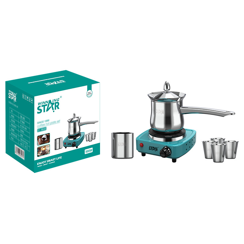 WinningStar Cross-border exclusive electric kettle, tea maker, household electromagnetic tea stove and electric stove set pic 8