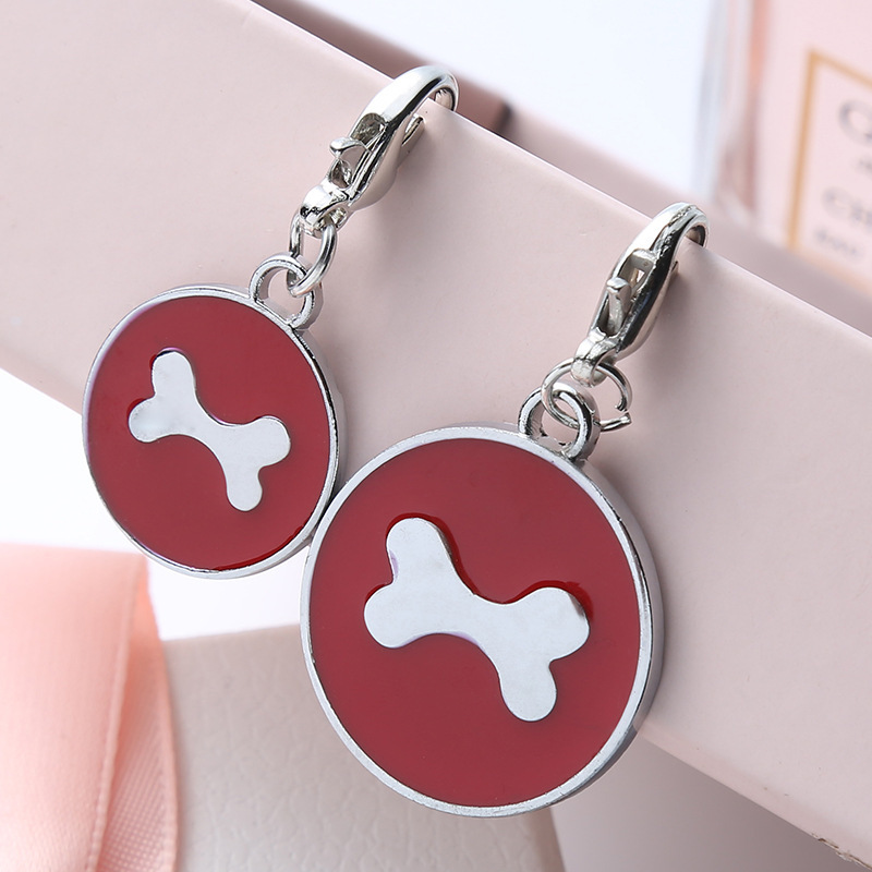 Hot-selling simple 6-color oil-dripping pet bone jewelry pendants, pet jewelry for cat and dog brands, in stock and wholesale pic 3