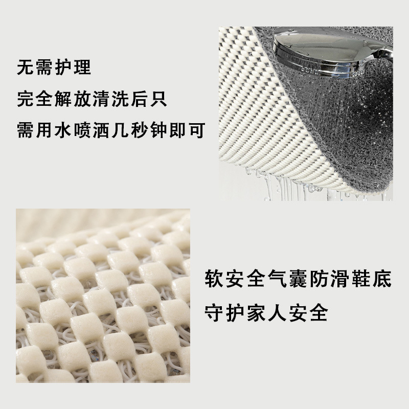 跨境浴室防滑垫淋浴房洗澡踩脚垫丝圈卫生间地垫家用防水垫子工厂详情10
