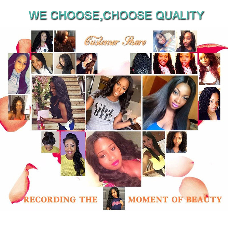 European and American wig invisible 613# nail human hair extension one-piece hair service pic 9