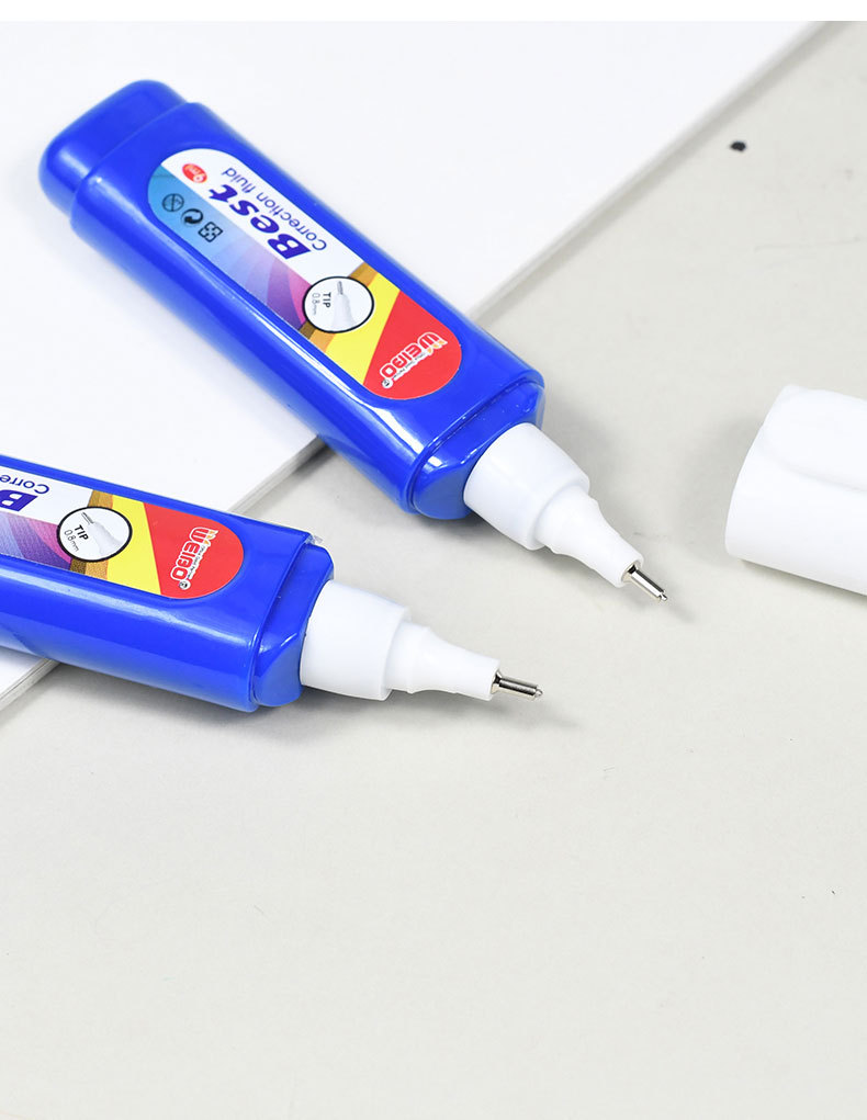 Weibo Creative Mini Correction Fluid for student exams, office and study error correction fluid, one card per piece pic 9