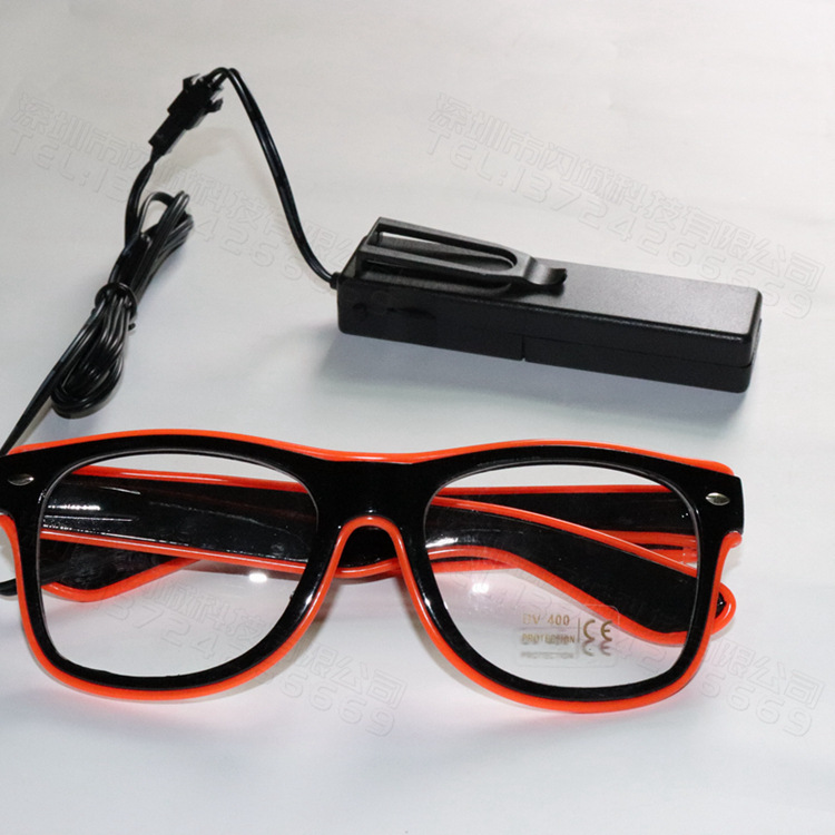 Illuminated Glasses, LED rice nails, voice-controlled bar party gifts, music night club atmosphere supplies, Neon Glasses pic 75