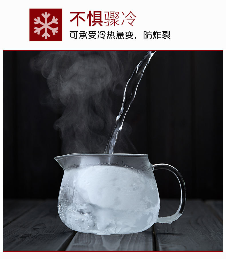 Glass teapots, heat-resistant high-temperature flower teapots, household tea-water separation and brewing teapots, Arabic teapots pic 5