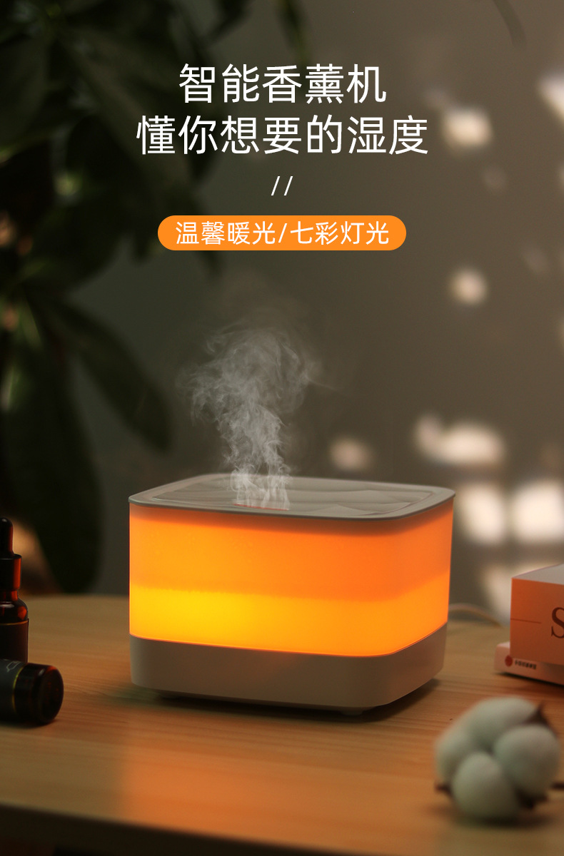 新款跨境无印良品超声波香薰机 家用桌面静音大雾量精油扩香机 加湿器功能一体 其他分类新品上市详情2