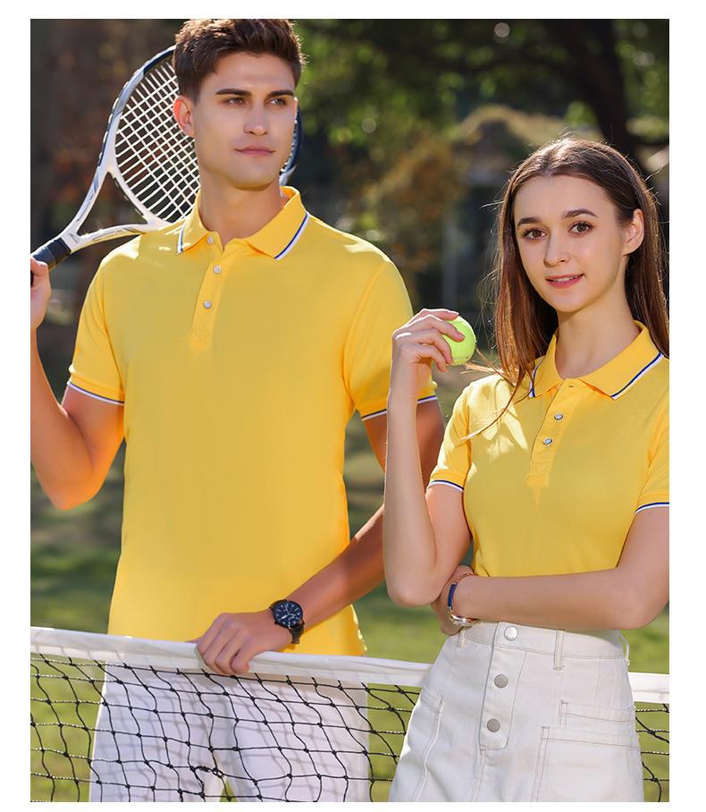 翻领Polo衫T恤定制企业广告衫文化衫订做速干短袖男工作服印logo详情32