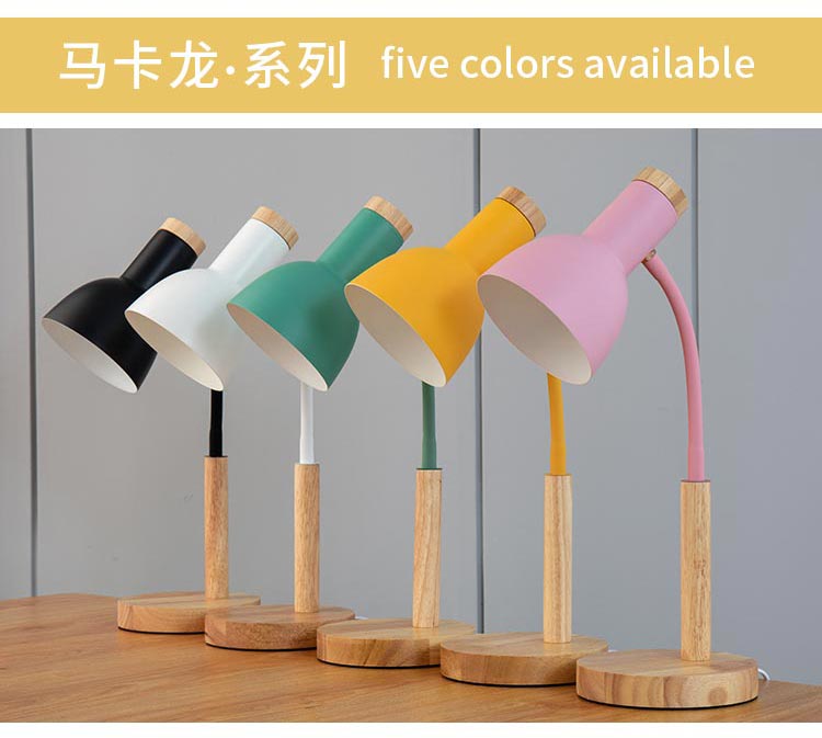 led reading desk lamp, eye-protecting desk for study, plug-in bedside lamp for college student dormitories, bedroom home use pic 2
