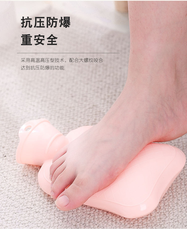 冬季新款注水热水袋高密度PVC学生简约暖水袋 可爱卡通便携暖手宝详情17