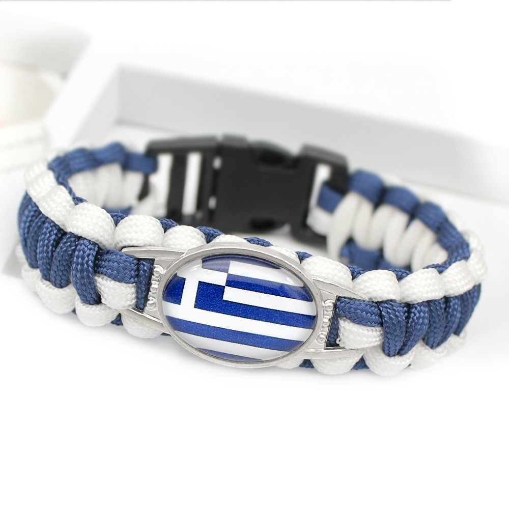 世界各国国旗手环 委内瑞拉 巴拉圭  国旗伞绳编织手链详情27