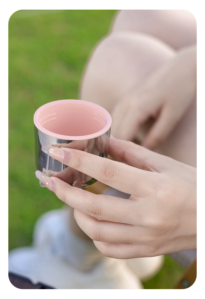 Xile Daoqi Easy Insulated Cup, large-capacity portable outdoor sports and fitness, student and office light luxury water cup pic 4