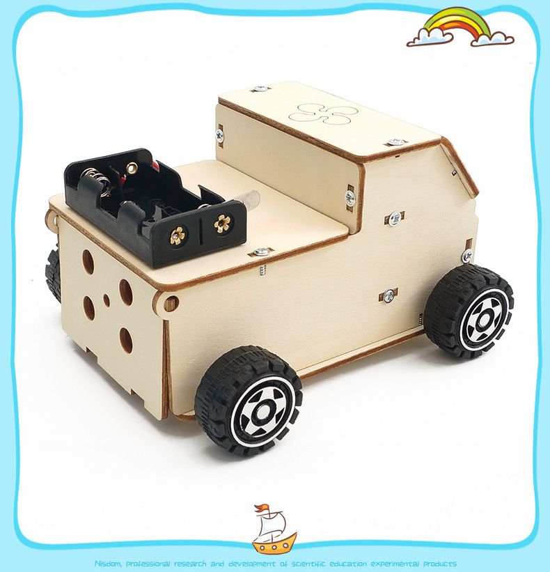 小学生科学用品DIY吸尘车儿童手工制作清扫车垃圾车steam教育学具详情17