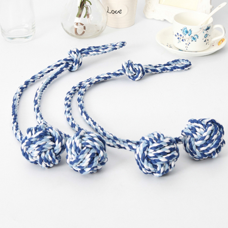 Dog supplies, durable teething pet toys, golden Retriever Teddy, puppy toys, small dog toys, balls, cotton ropes, pet supplies pic 3