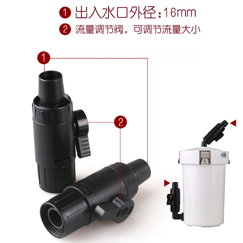 Cross-border fish tank aquarium external filter small external filter bucket with power HW-603B-602B series pic 40