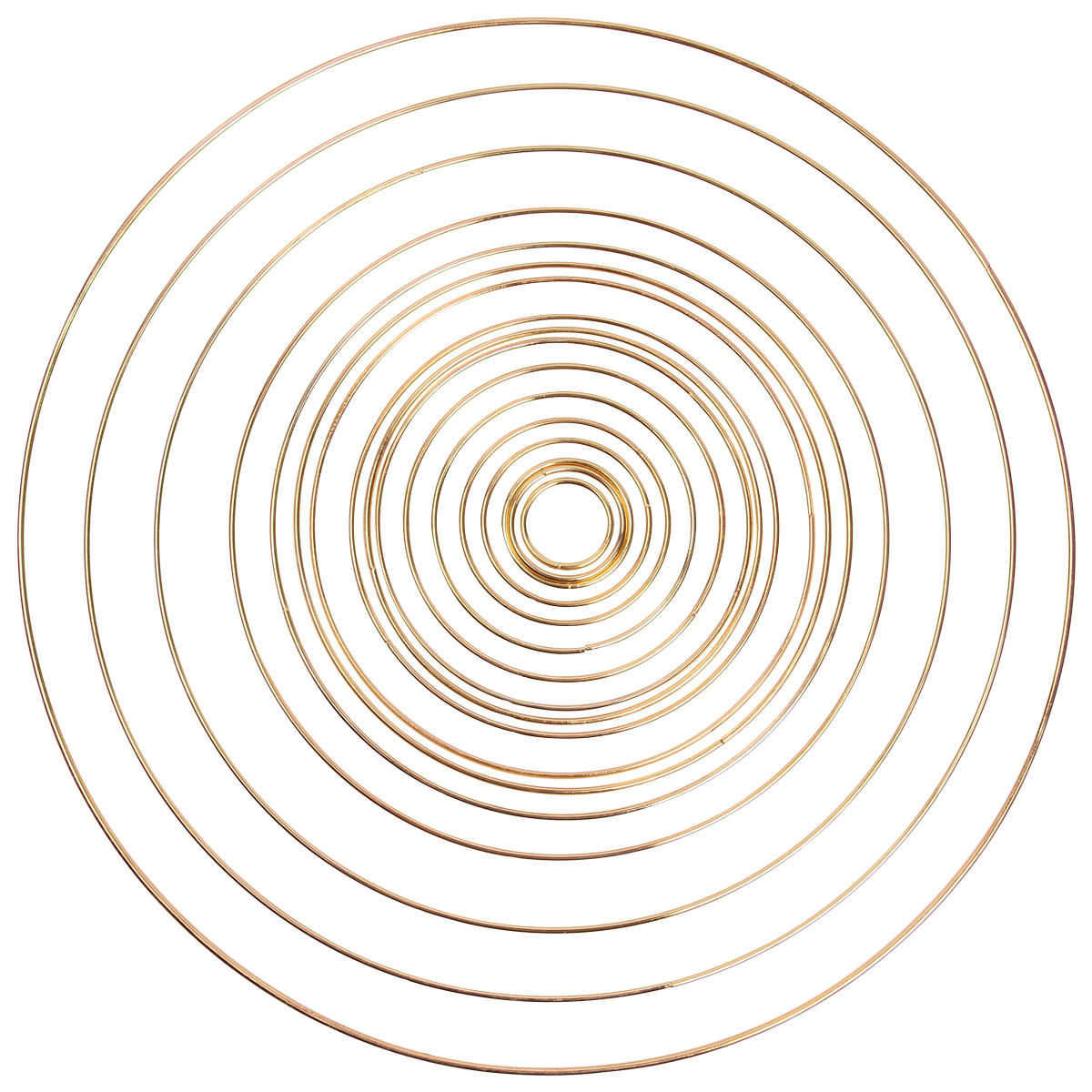 diy dreamcatcher materials, handcrafted clothing accessories, wedding accessories, electroplated gold iron rings, circular rings, wholesale in stock pic 5