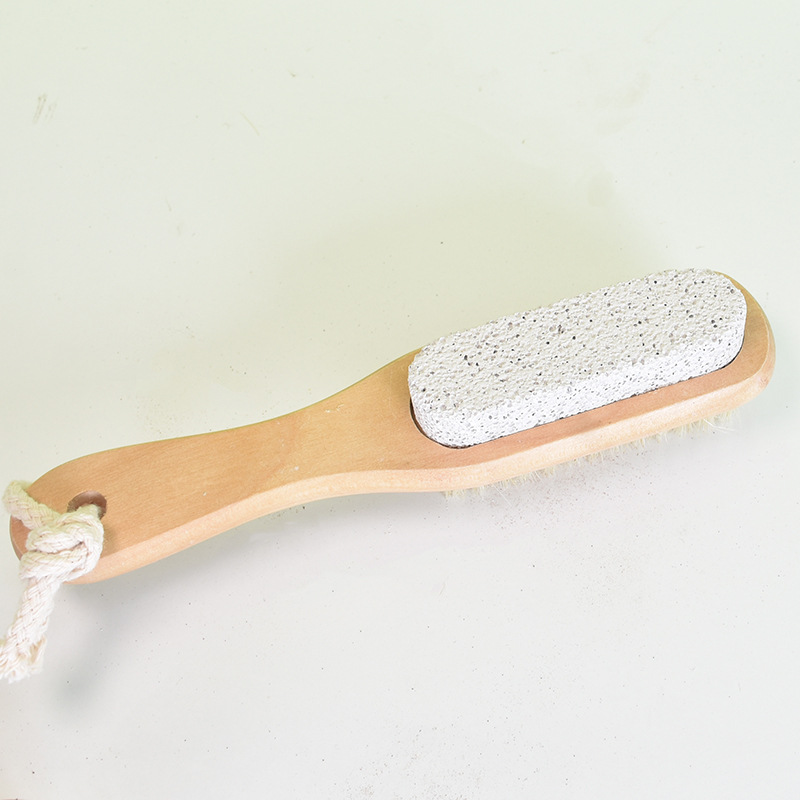 源头工厂猪鬃毛双面浮石刷挫脚板多功能足部清洁磨脚石轻松去老茧详情34