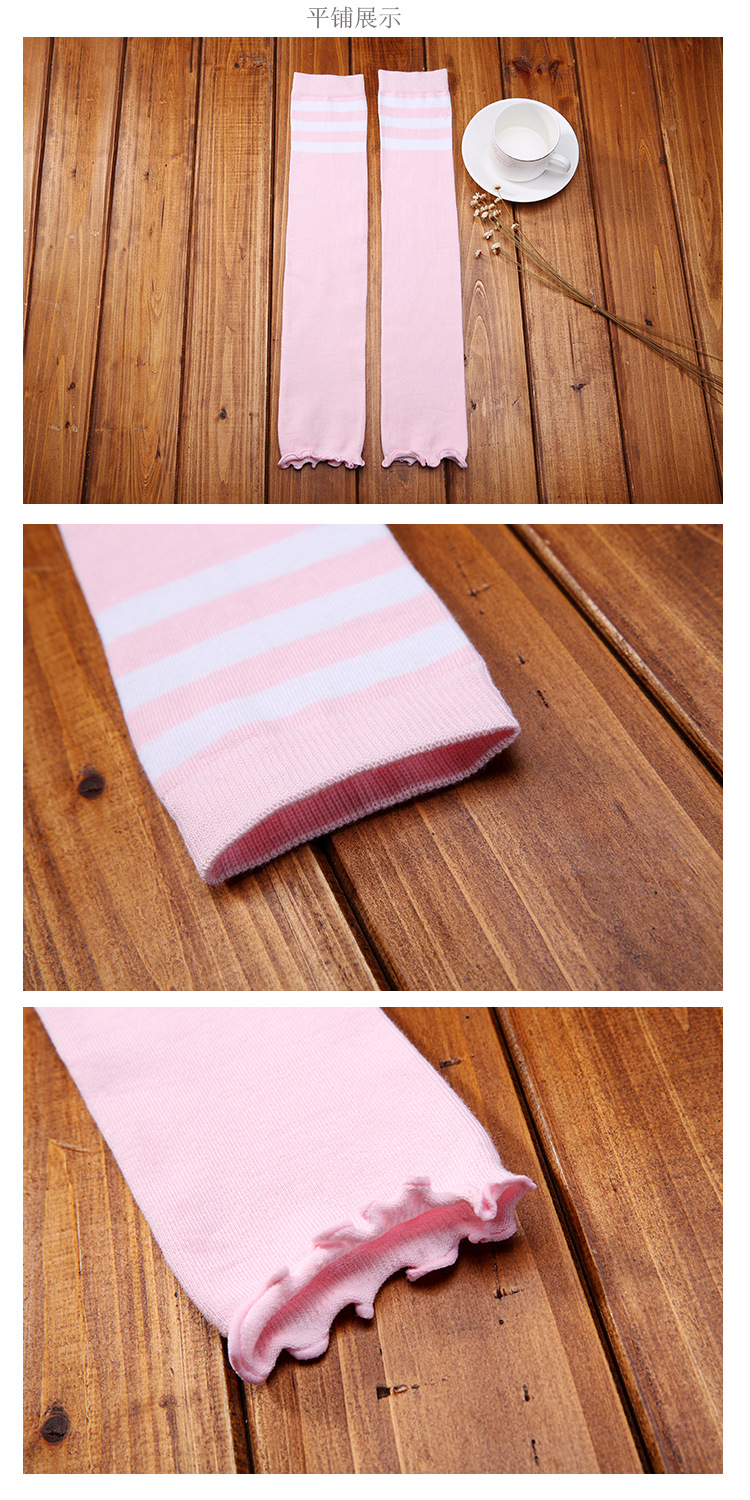 Japanese autumn and winter new combed cotton warm socks, three-bar student socks, air-conditioned room knee and leg guards pic 37