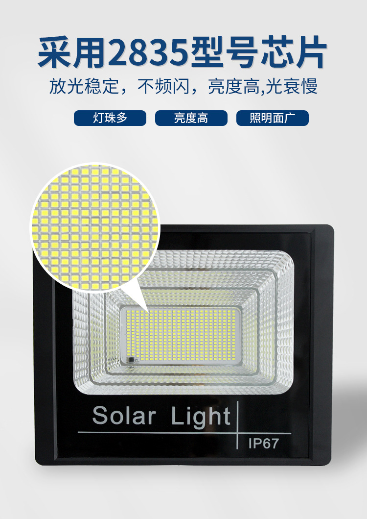 太阳能投光灯户外感应家用景观庭院灯路灯led超亮壁灯厂家批发详情12