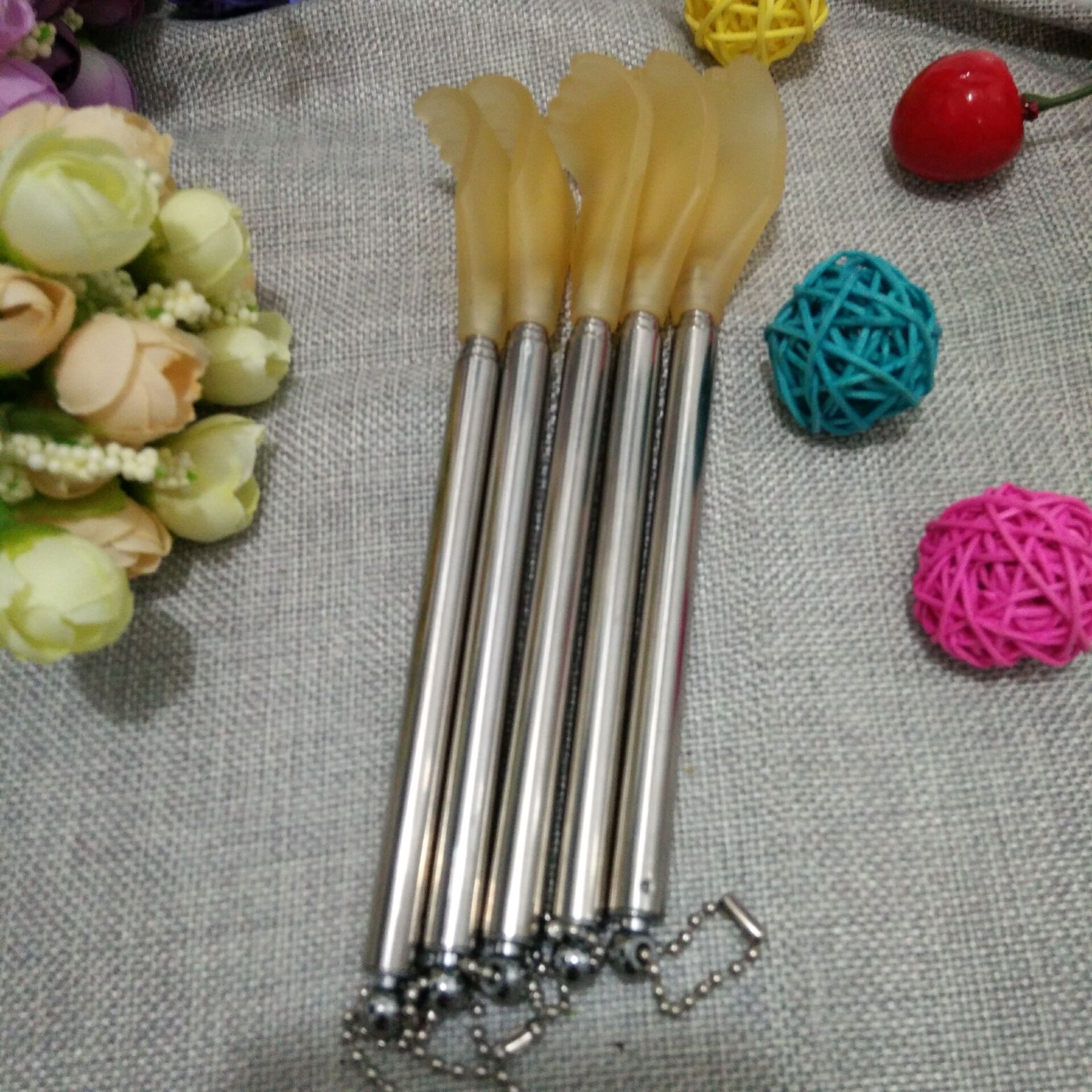 Four-section telescopic stainless steel horn scratcher, back steel pipe scratcher, no need for gifts pic 7