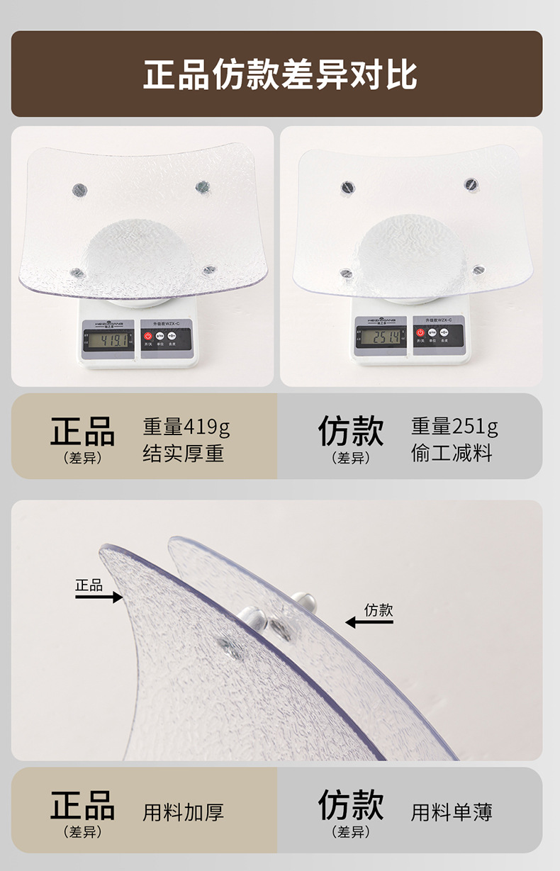 uforu 果盘客厅家用糖果坚果干果盒酒店前台茶几轻奢高级感水果盘详情3