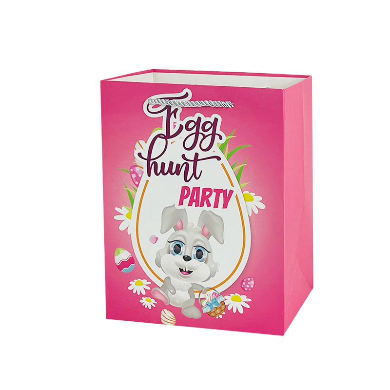 Wholesale of new Easter packaging bags, little rabbit cartoon gift bags, handbags and paper bags pic 6
