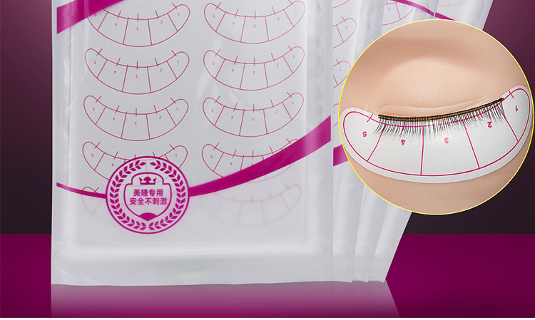 Eyelash extension student five-point positioning eye stickers for eyelash implantation teaching and learning. One bag of ten eye stickers costs 70 pic 2