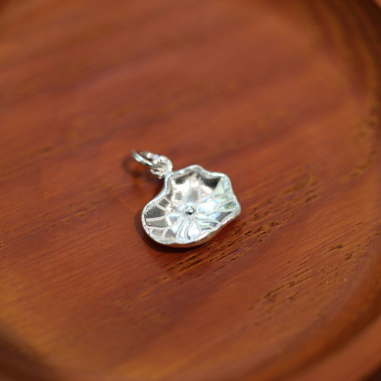 925 sterling silver lotus leaf and lotus leaf accessories, pendants, accessories, DIY materials, bracelets, necklaces, accessories wholesale pic 3