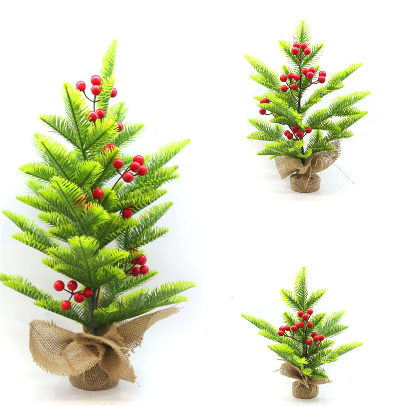 Christmas decorations, small PE cotton mini desktop Christmas tree ornaments, front desk desk decoration props pic 5