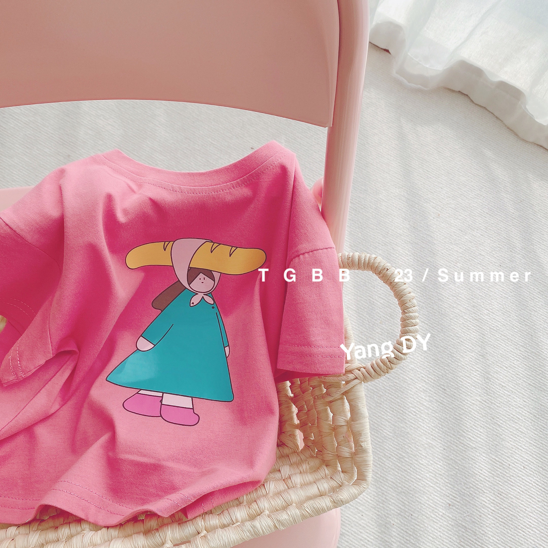 童装t恤短袖儿童半袖女童韩版宝宝上衣洋气潮2023新款男童春装详情12