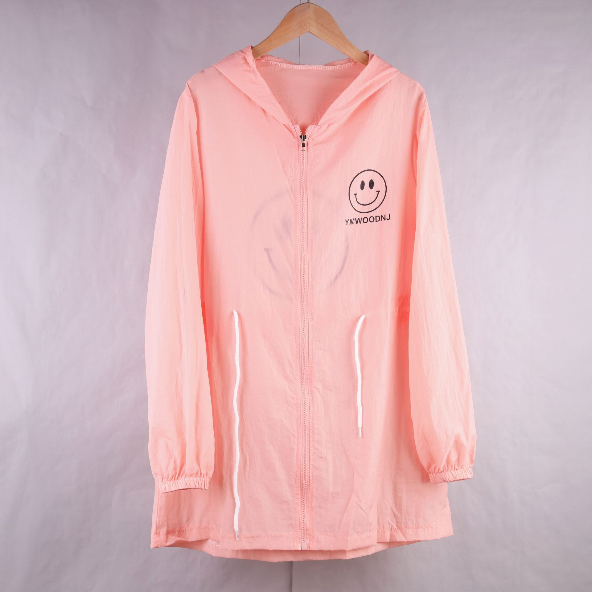 Long smiling face sun-protective clothing for girls, 2022 summer sun-protective clothing for girls, student uniform, Korean style, thin and loose mesh jacket pic 10