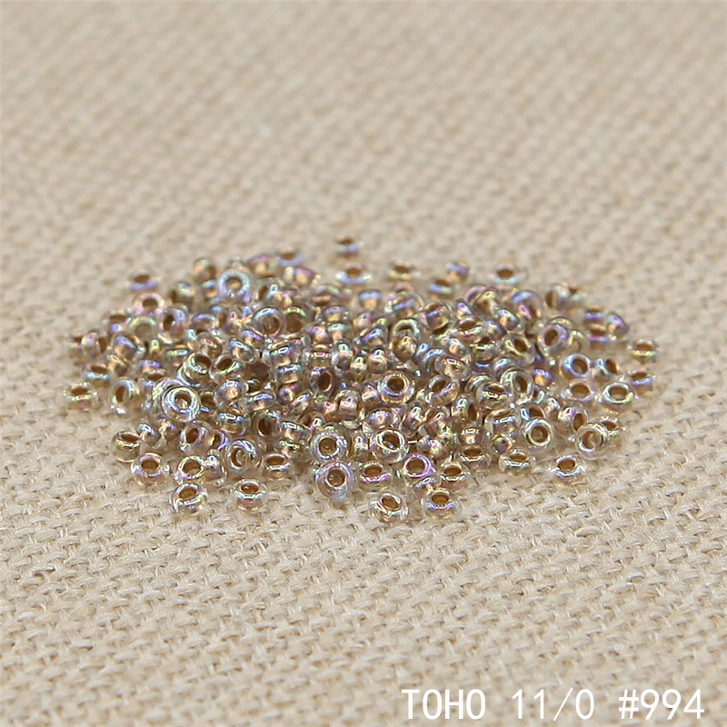 日本进口玻璃米珠TOHO东宝11/0甜甜圈系列散珠手工DIY饰品配件10g详情8