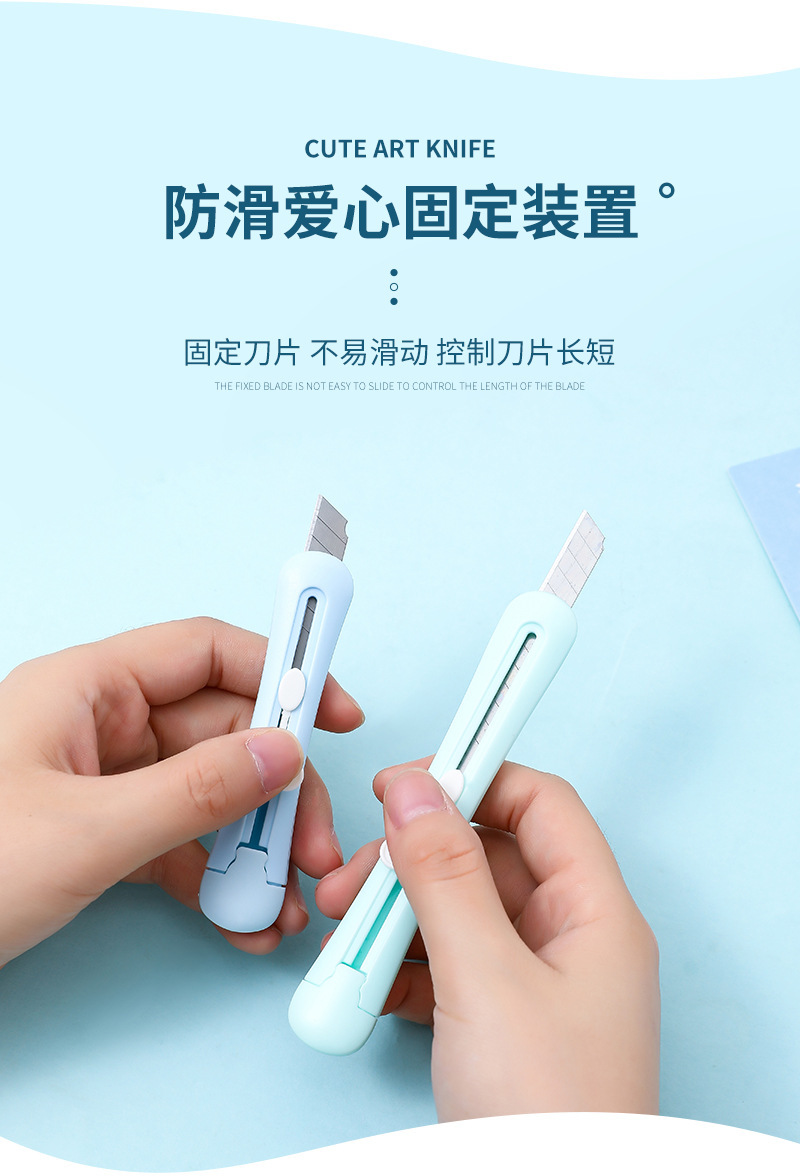 Macaron color charm, your cute portable utility knife, express delivery love box opener, letter opener, office paper cutter knife pic 34