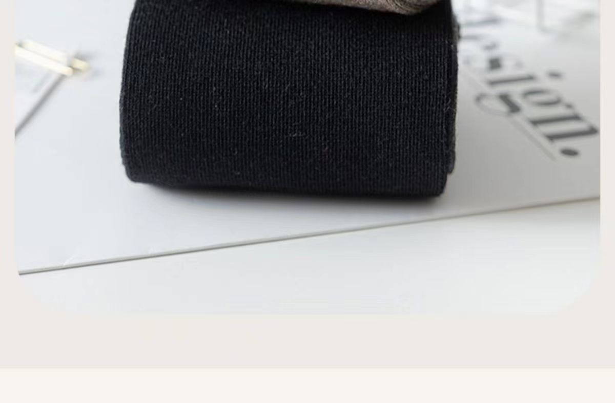 Sock stall, one-piece consignment delivery, color-blocking calf socks for women, spring and autumn style, black and gray patchwork, Japanese-style long thigh-high socks, half-leg slightly pressed black calf socks, one-piece consignment delivery pic 33
