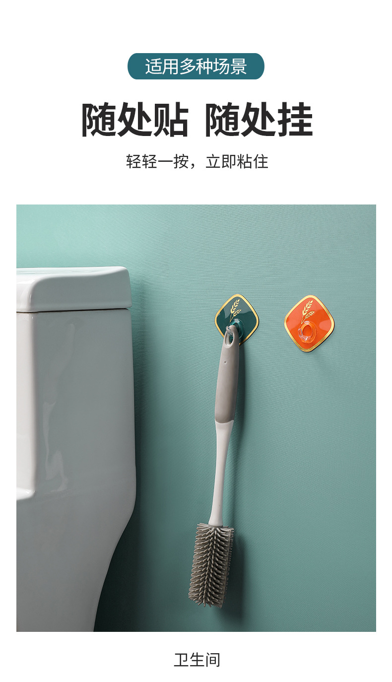 New product launch: Wheat ear pattern hook, diamond-shaped light luxury sticky hook, multi-functional storage hook behind kitchen and bathroom doors pic 3