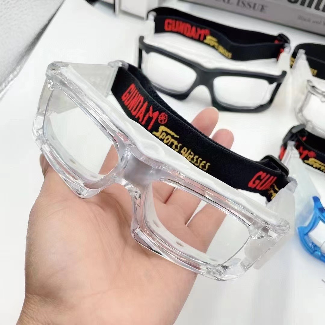 篮球运动眼镜近视眼镜架防爆防抖足球羽毛球可调节运动眼镜框架详情10