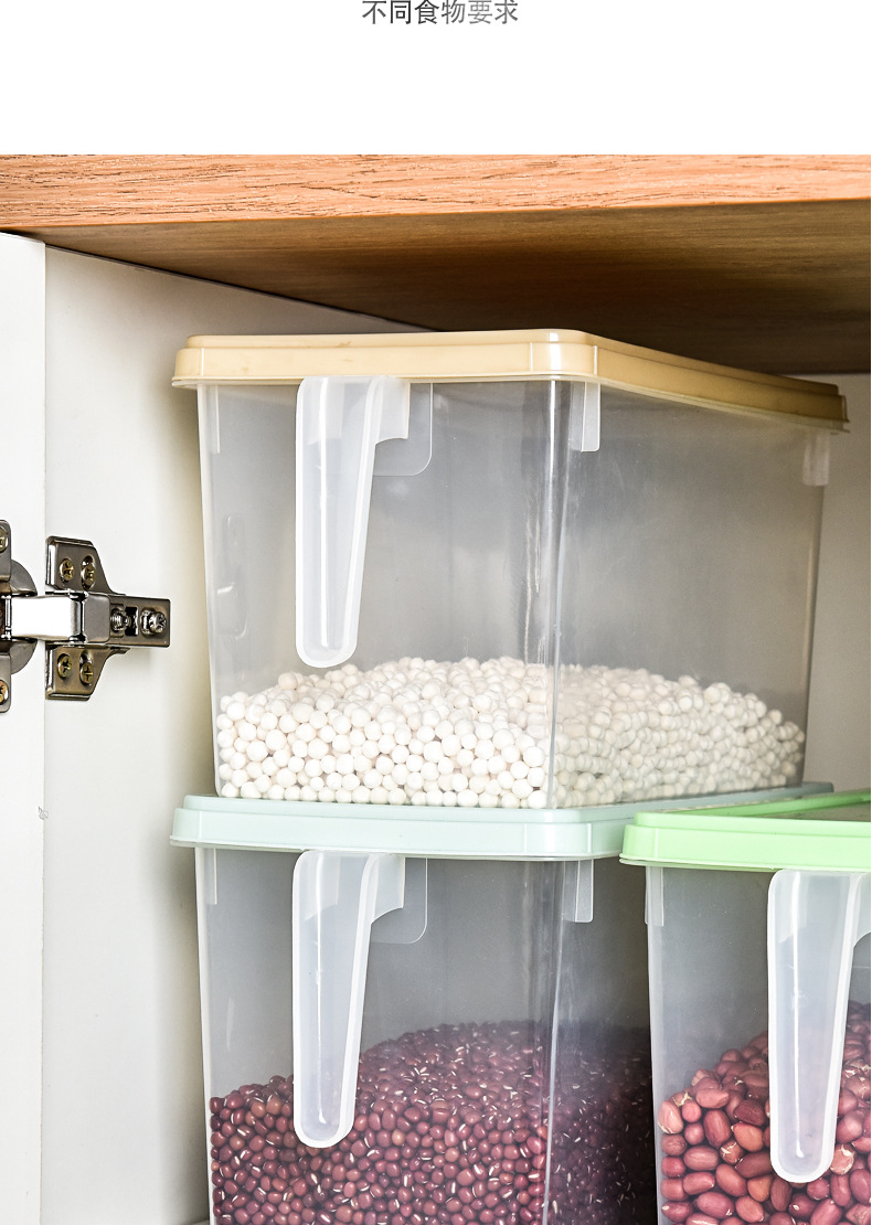 Wholesale of Japanese-style plastic drawer-type transparent rectangular food preservation box and freezer storage box 0750 pic 13