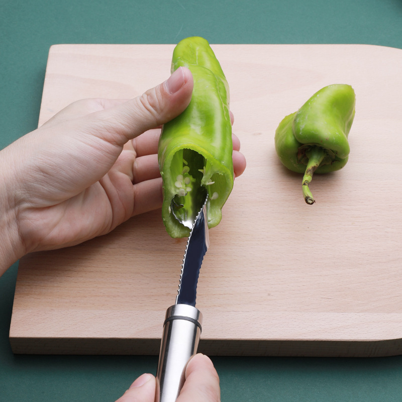 201 stainless steel chili seed remover pic 5