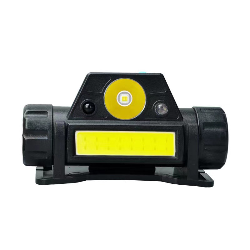Cross-border COB sensor headlamp, home USB charging strong light camping night fishing bait lamp Headlamp, night fishing lamp pic 5