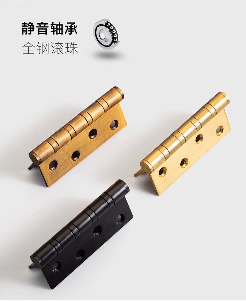 索固 不锈钢合页橱柜房门承重加厚轴承4寸实木门合叶五金配件批发详情3